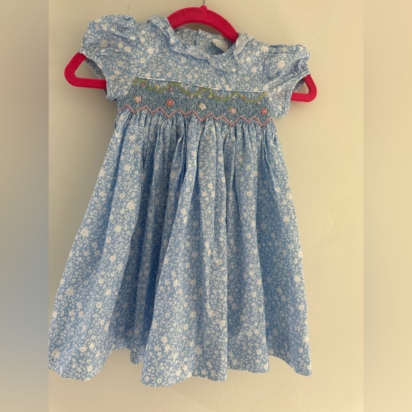 Edgehill Collection Light Blue Floral Dress - Picture 7 of 10